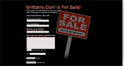 Desktop Screenshot of brittany.com