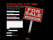 Tablet Screenshot of brittany.com